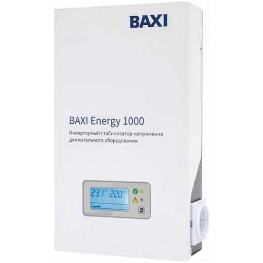 Стабилизатор напряжения Baxi Energy 1000 инверторный для котельного оборудования ST100001