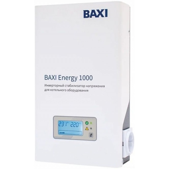 Стабилизатор напряжения Baxi Energy 1000 инверторный для котельного оборудования ST100001