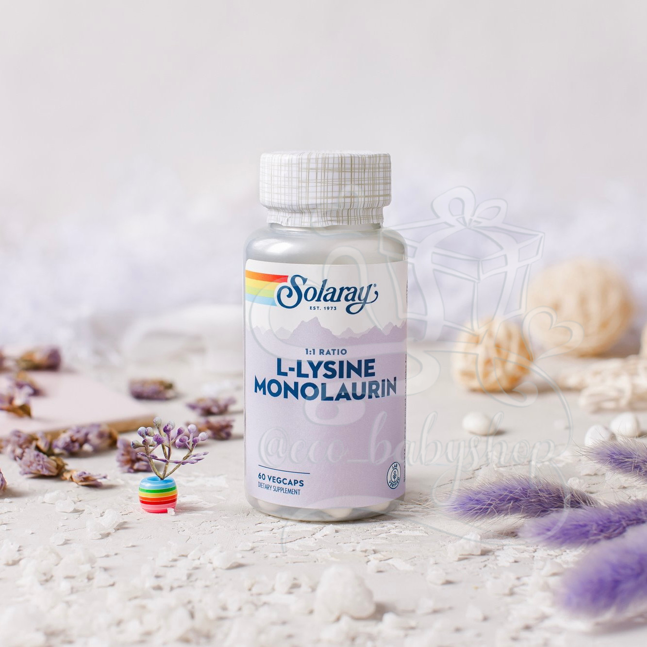 L-lysine Monolaurin Solaray