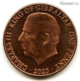 Гибралтар 1 пенни 2023