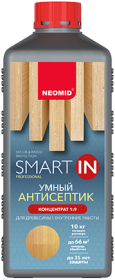 Декоративный Антисептик-Концентрат (1:9) Neomid Smart In 1л Кешью для Древесины без Запаха / Неомид Смарт.
