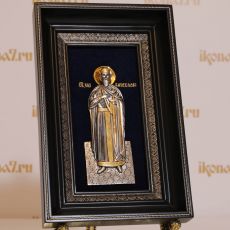 Икона Вячеслав Чешский (18х29), серебро