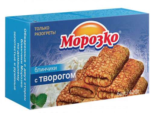 Блинчики Морозко с творогом