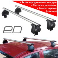 Багажник на крышу Toyota Auris (E150) (2006-2012), ЕД, аэродинамические дуги
