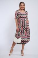 721 Платье женское - Агнесса [коралловый]