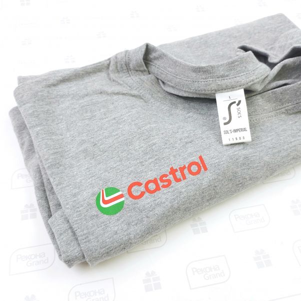 Футболки Sols с логотипом Castrol