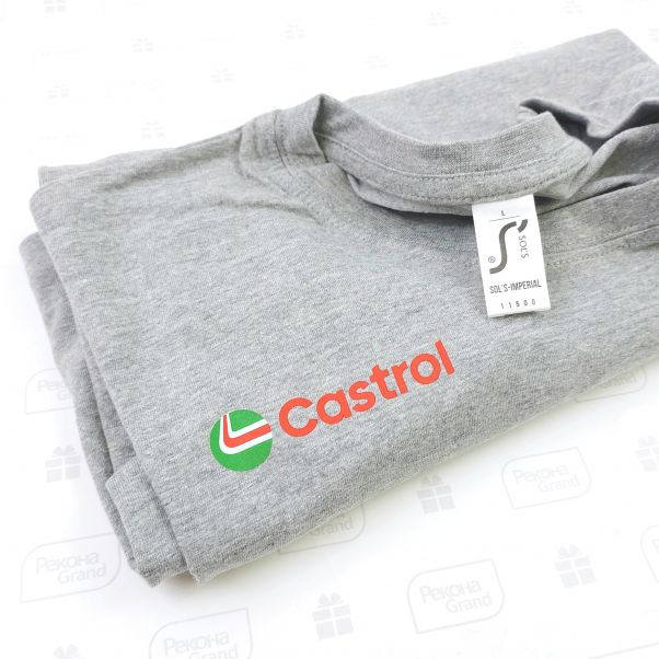 Футболки Sols с логотипом Castrol