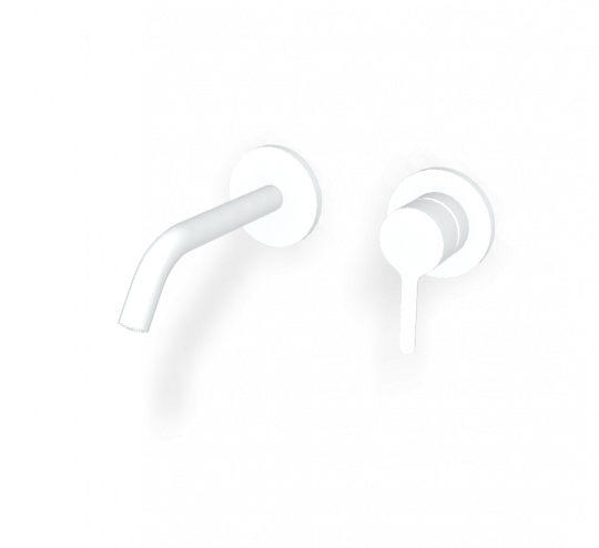 Cмеситель для раковины для настенного монтажа Fima carlo frattini Snap F3121WX8 излив 150мм схема 3