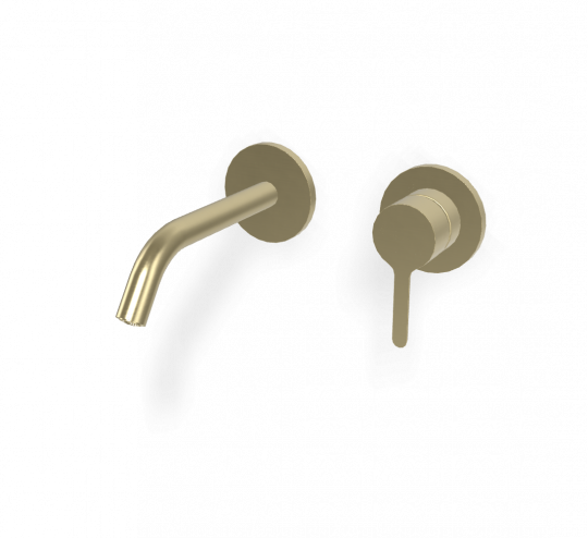 Cмеситель для раковины для настенного монтажа Fima carlo frattini Snap F3121WX8 излив 150мм схема 8