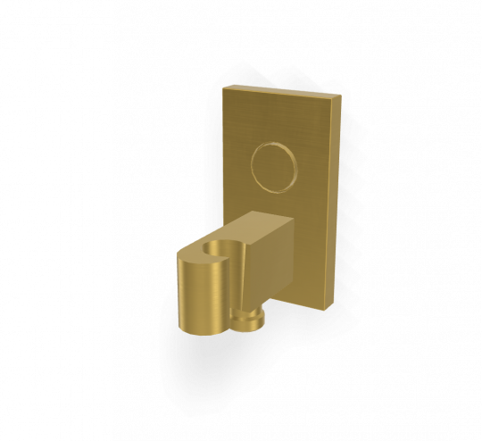 Держатель для душа из латуни с подводом воды 1/2 Fima Сarlo frattini Switch F5924/1 схема 3