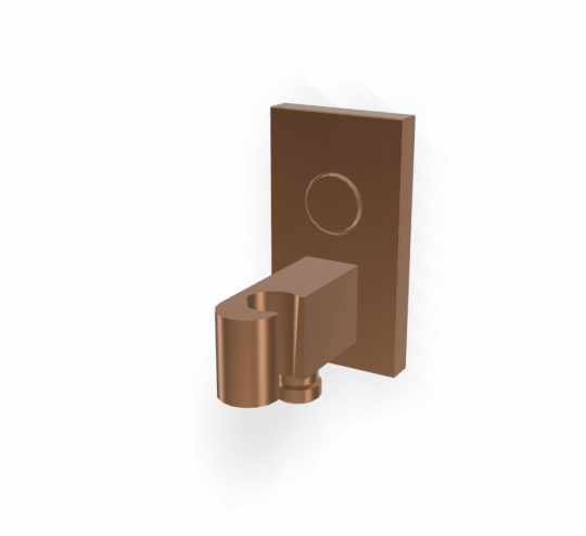 Держатель для душа из латуни с подводом воды 1/2 Fima Сarlo frattini Switch F5924/1 схема 12