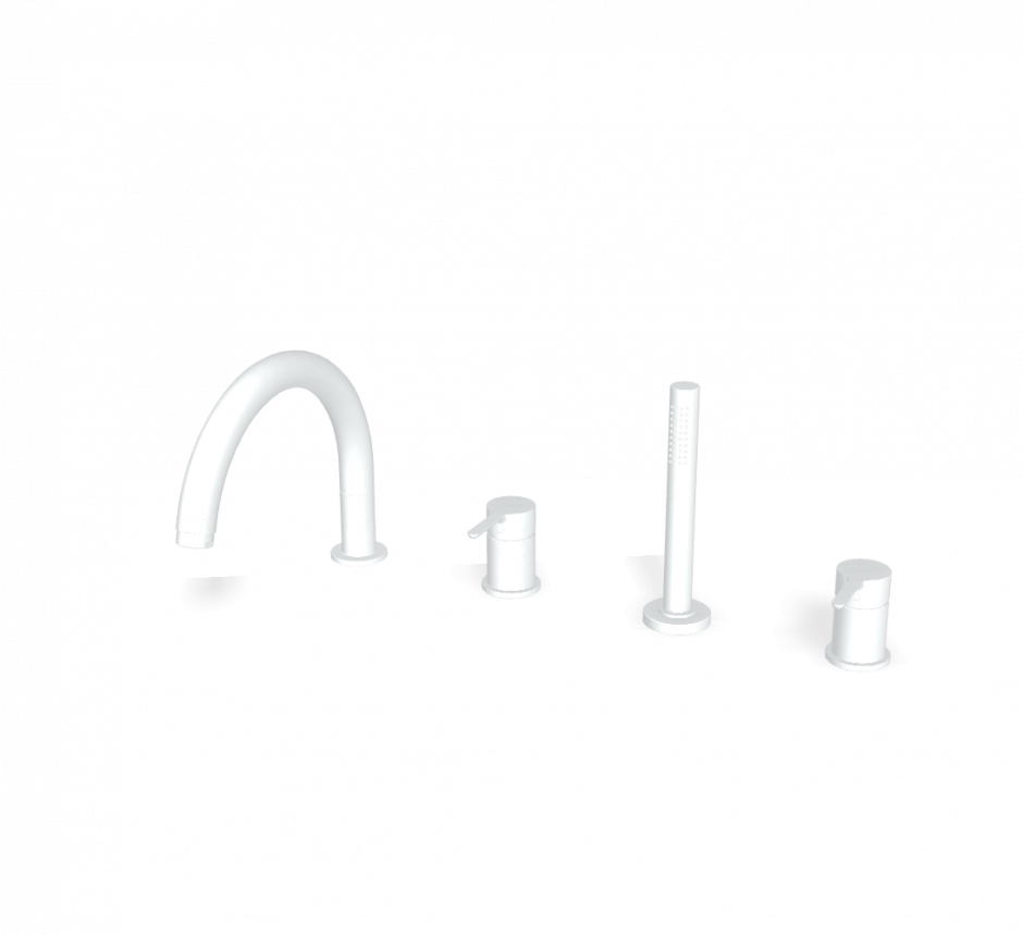 Смеситель на борт ванны Fima carlo frattini Snap F3124N ФОТО