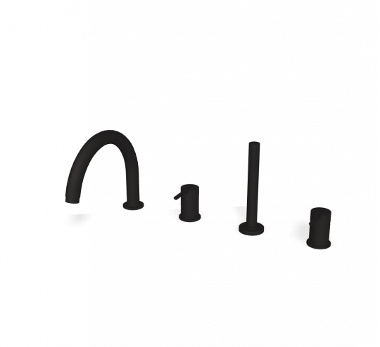 Смеситель на борт ванны Fima carlo frattini Snap F3124N схема 4