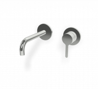 Cмеситель для раковины для настенного монтажа Fima carlo frattini Snap F3121WX9 излив 150мм схема 1 Cмеситель для раковины для настенного монтажа Fima carlo frattini Snap F3121WX9 излив 150мм схема 1