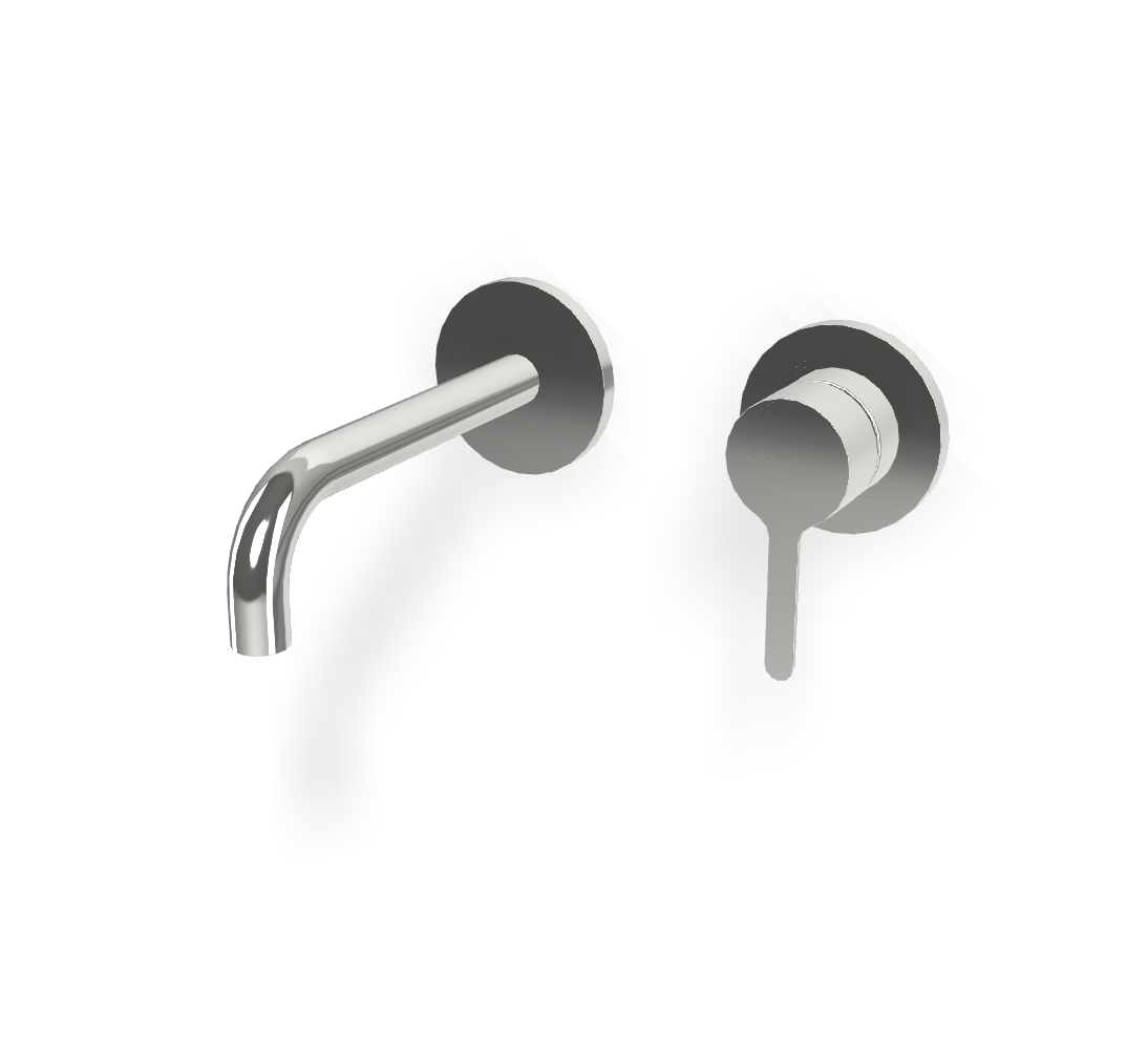 Cмеситель для раковины для настенного монтажа Fima carlo frattini Snap F3121WX9 излив 150мм цена от 31 862 ₽ Фото Cмеситель для раковины для настенного монтажа Fima carlo frattini Snap F3121WX9 излив 150мм