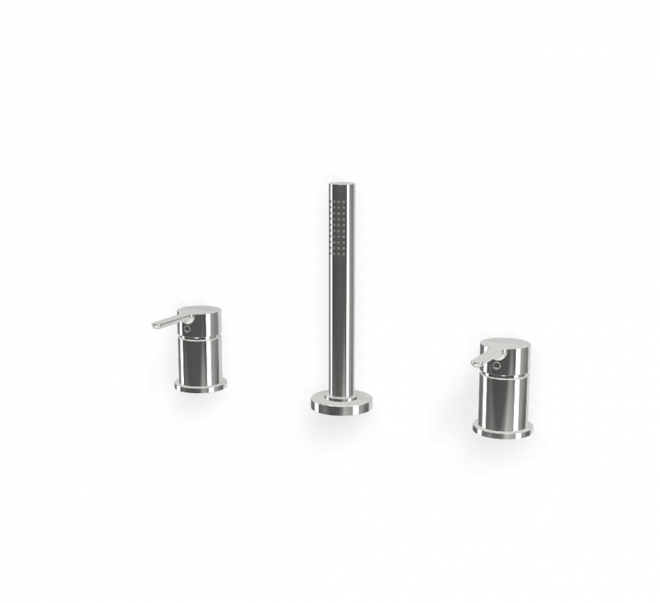 Изображение Смеситель на борт ванны без излива Fima carlo frattini Snap F3124/1N