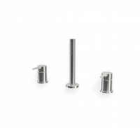 Смеситель на борт ванны без излива Fima carlo frattini Snap F3124/1N схема 1