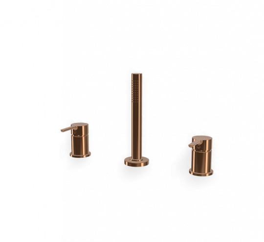 Смеситель на борт ванны без излива Fima carlo frattini Snap F3124/1N схема 10