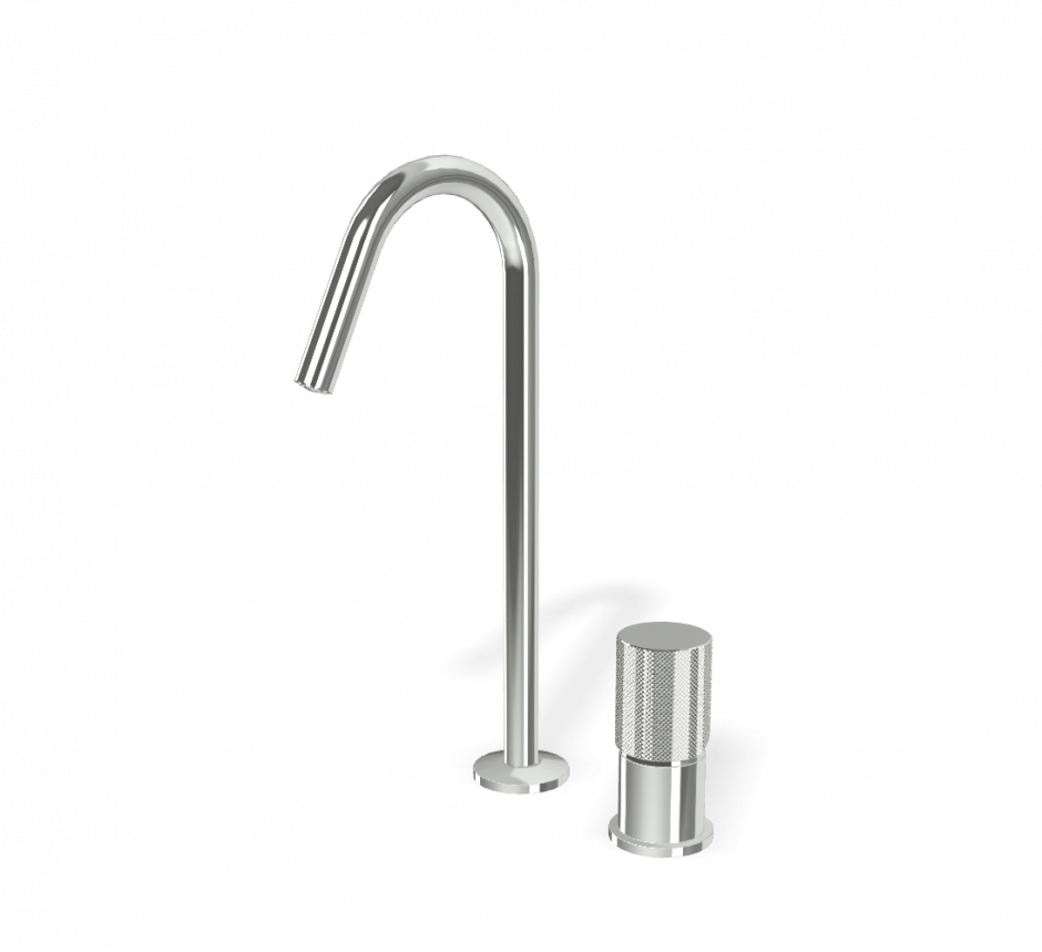 Изображение Fima carlo frattini Spillo Tech смеситель для раковины с вращающимся изливом 125мм  F3271TNC