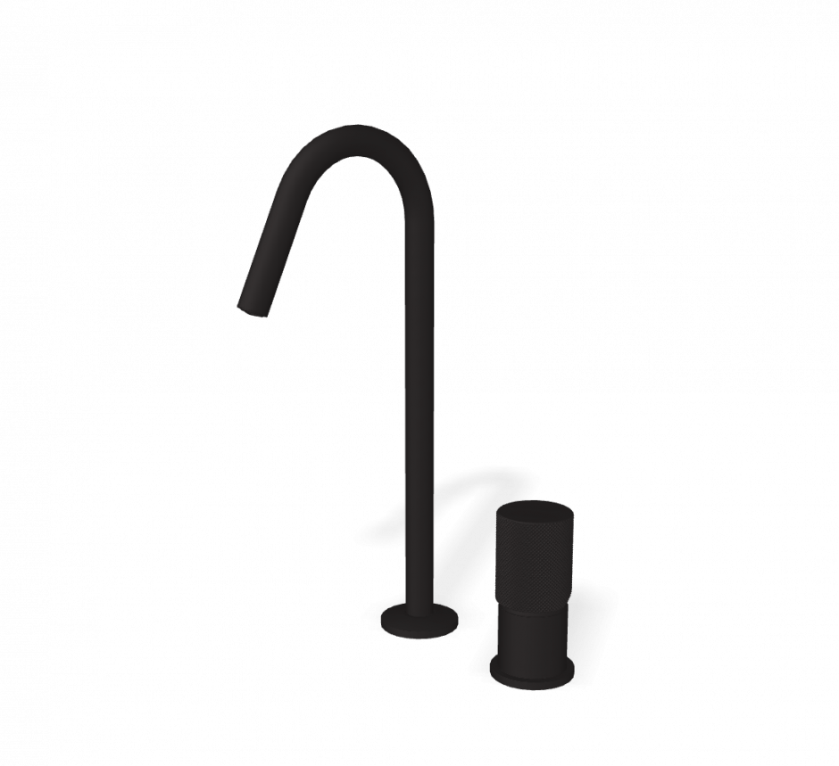 Fima carlo frattini Spillo Tech смеситель для раковины с вращающимся изливом 125мм  F3271TNC ФОТО