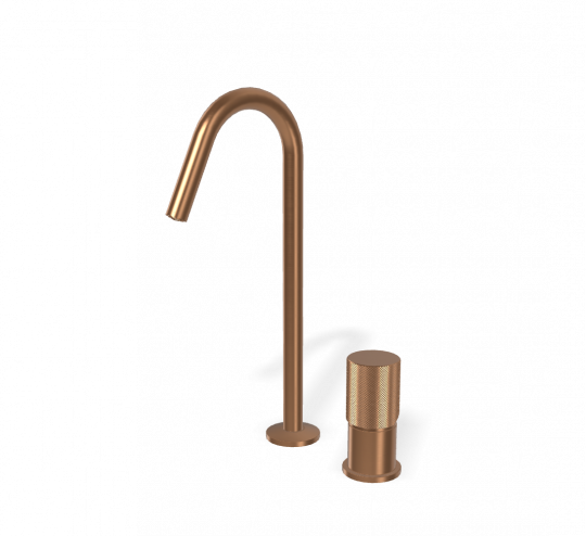 Fima carlo frattini Spillo Tech смеситель для раковины с вращающимся изливом 125мм  F3271TNC схема 12