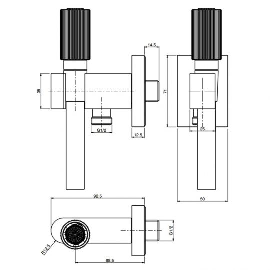 Душевой комплект Fima Сarlo frattini Switch ON F5975 схема 4 Душевой комплект Fima Сarlo frattini Switch ON F5975 схема 4