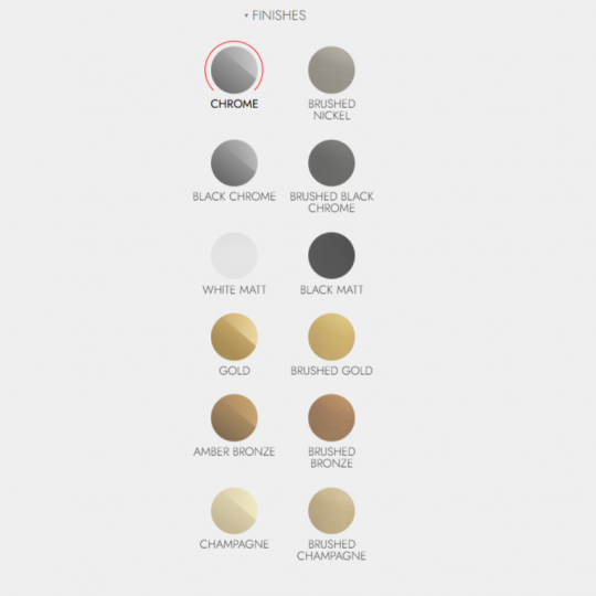 Смеситель для раковины напольный Fima carlo frattini Flo F3801/PN излив 170мм схема 3