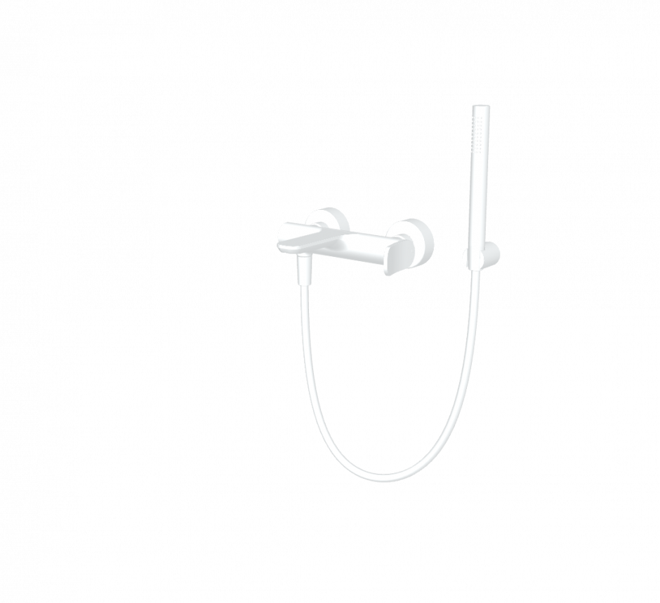 Смеситель внешнего монтажа на ванну с душевым комплектом Fima carlo frattini Flo F3804 ФОТО