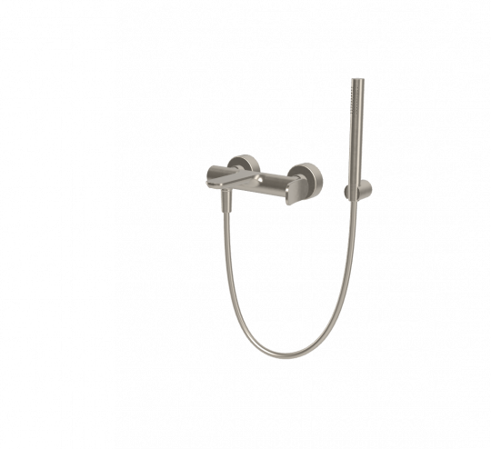 Смеситель внешнего монтажа на ванну с душевым комплектом Fima carlo frattini Flo F3804 схема 6