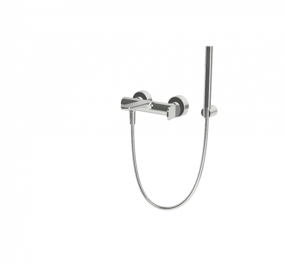 Смеситель внешнего монтажа на ванну с душевым комплектом Fima carlo frattini Flo F3804