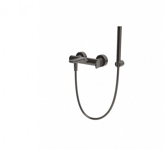 Смеситель внешнего монтажа на ванну с душевым комплектом Fima carlo frattini Flo F3804 схема 8