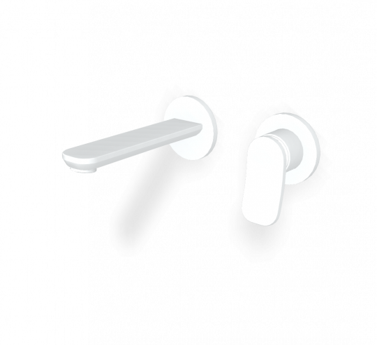 Настенный смеситель для раковины Fima carlo frattini Flo F3821WX8 излив 150мм схема 4