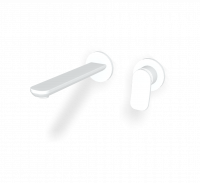 Настенный смеситель для раковины Fima carlo frattini Flo F3821WLX8 излив 200мм схема 3