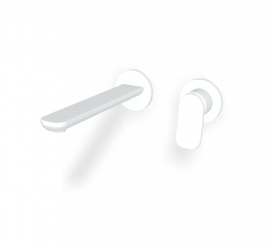 Настенный смеситель для раковины Fima carlo frattini Flo F3821WLX8 излив 200мм схема 3