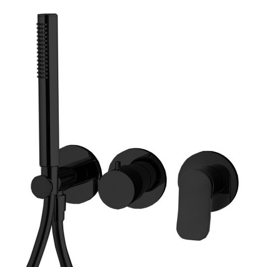 Встроенный смеситель с душевым комплектом Fima carlo frattini Flo F3819WX8 схема 7