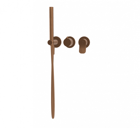 Встроенный смеситель с душевым комплектом Fima carlo frattini Flo F3819WX8 схема 13