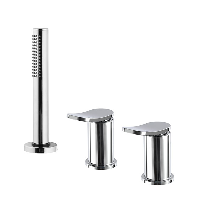 Изображение Смеситель к борту ванны Fima carlo frattini Flo F3814/1N