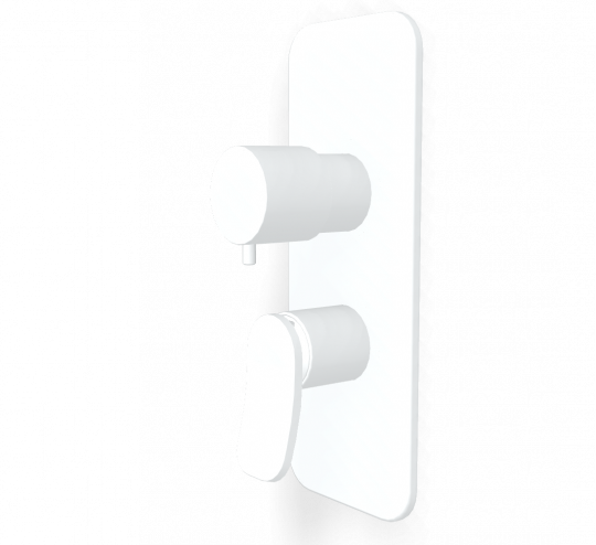 Встроенный смеситель с переключателем на 2/3 источника Fima carlo frattini Flo F3809X6 схема 3