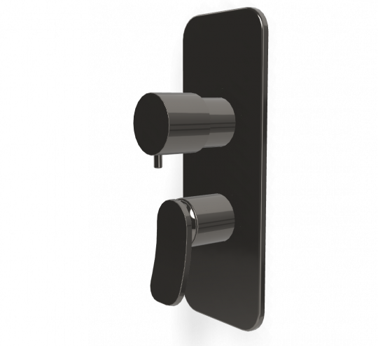 Встроенный смеситель с переключателем на 2/3 источника Fima carlo frattini Flo F3809X6 схема 8