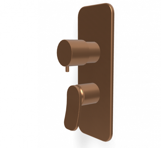 Встроенный смеситель с переключателем на 2/3 источника Fima carlo frattini Flo F3809X6 схема 13