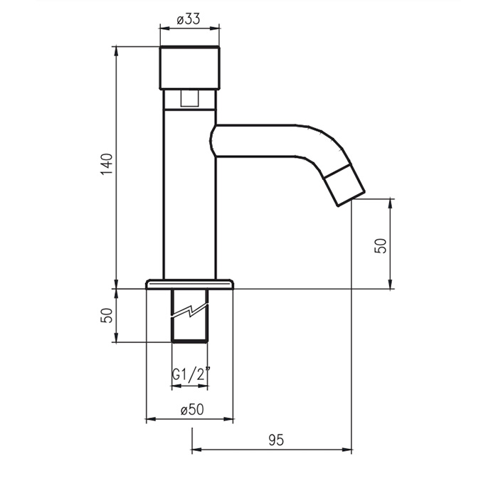 Fima carlo frattini Collettivita Самозакрывающийся вентиль смеситель для раковины F5181XS ФОТО