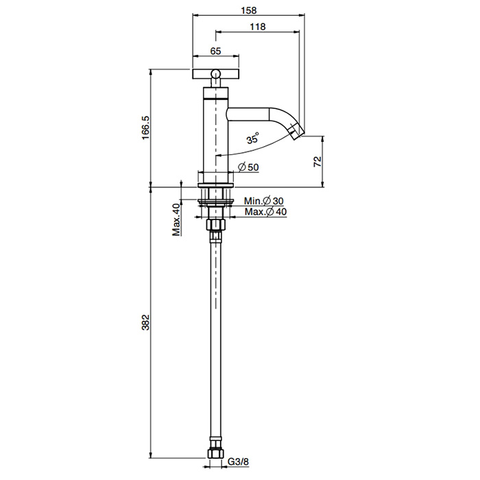 Kран только на холодную воду Fima carlo frattini Collettivita F5308 ФОТО