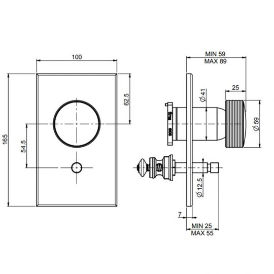 Fima carlo frattini Texture collection смеситель для ванны/душа F5609E2 схема 4