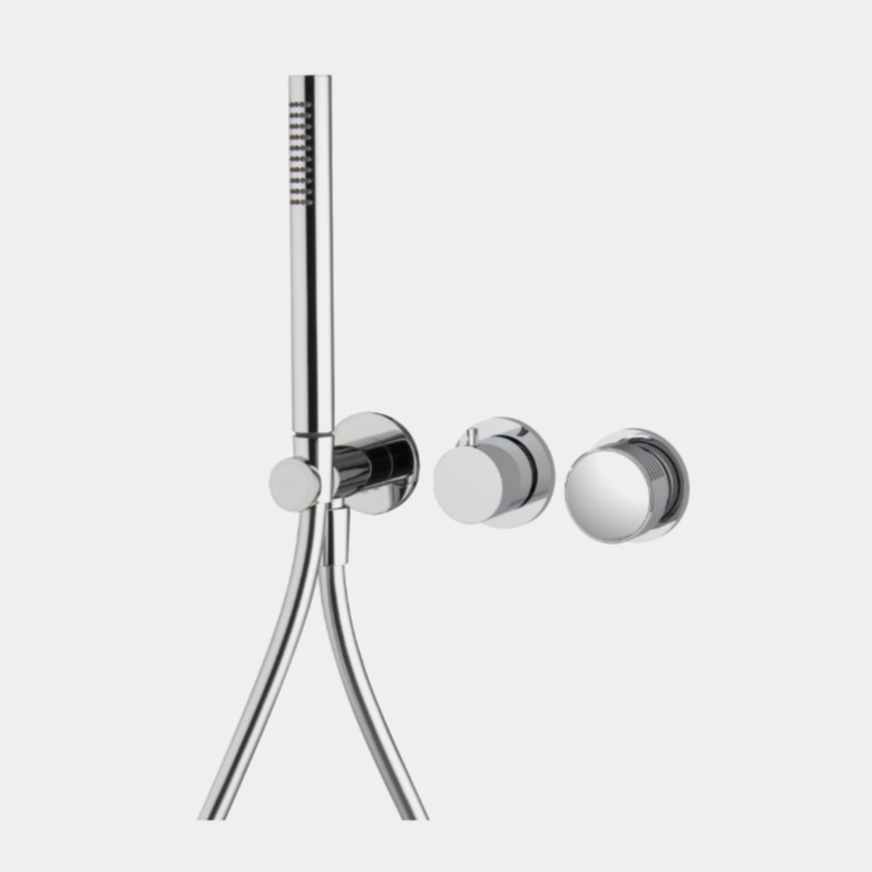 Изображение Смеситель в разных отделках Fima carlo frattini Texture collection F5619WX8 для душа