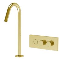 Смеситель для раковины настенный с изливом для столешницы Fima carlo frattini Switch ON F5951C схема 11