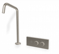 Смеситель для раковины настенный с изливом для столешницы Fima carlo frattini Switch ON F5951D схема 5