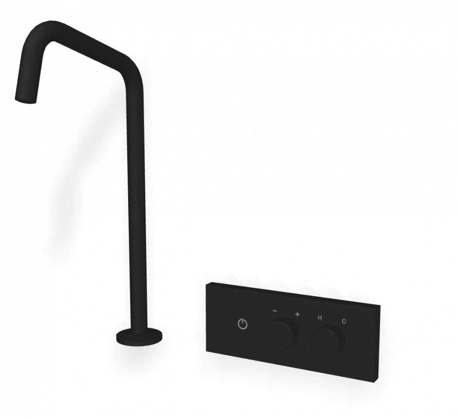 Смеситель для раковины настенный с изливом для столешницы Fima carlo frattini Switch ON F5951D ФОТО