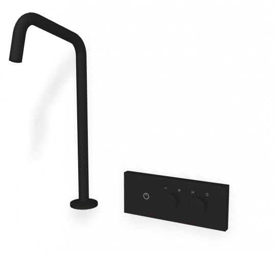 Смеситель для раковины настенный с изливом для столешницы Fima carlo frattini Switch ON F5951D схема 6