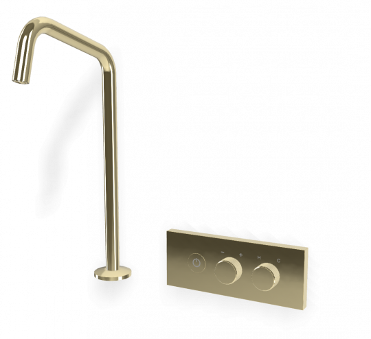 Смеситель для раковины настенный с изливом для столешницы Fima carlo frattini Switch ON F5951D схема 9