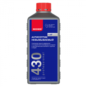 Антисептик-Консервант Neomid 430 ECO 0.5л Невымываемый, Зеленый, Концентрат (1:9) для Внутренних и Наружных Работ / Неомид 430 Эко